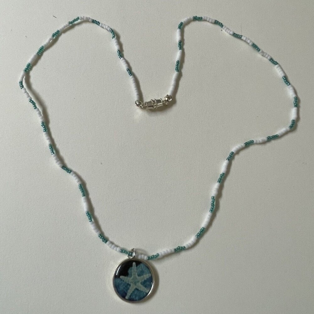 Boho‎ Summer Beach Starfish Bead Necklace Choker Fashion Jewelry Women Gift